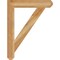 Ekena Millwork Traditional Craftsman Rough Sawn Bracket, Western Red Cedar, 4"W x 26"D x 34"H BKT04X26X34TRA04RWR - alternate 2